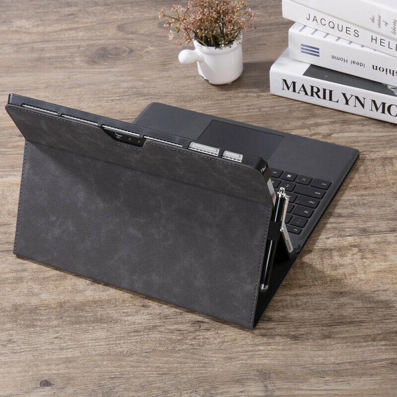 Premium Leather Case Cover Protector For Microsoft Surface Pro 8