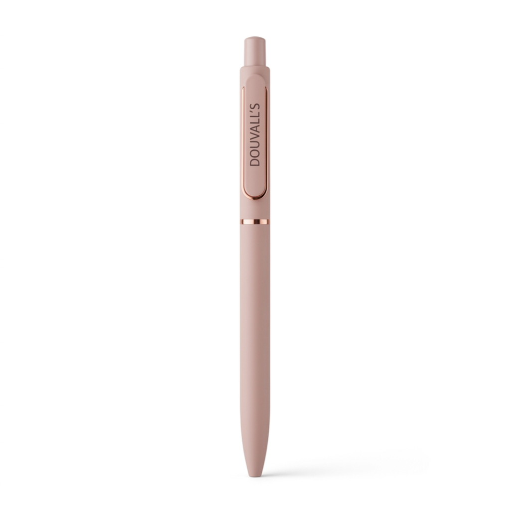 Douvalls Black Smooth Retractable Gel Pen