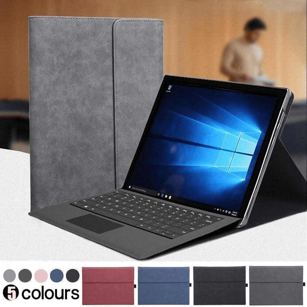 Premium Leather Case Cover Protector For Microsoft Surface Pro 8