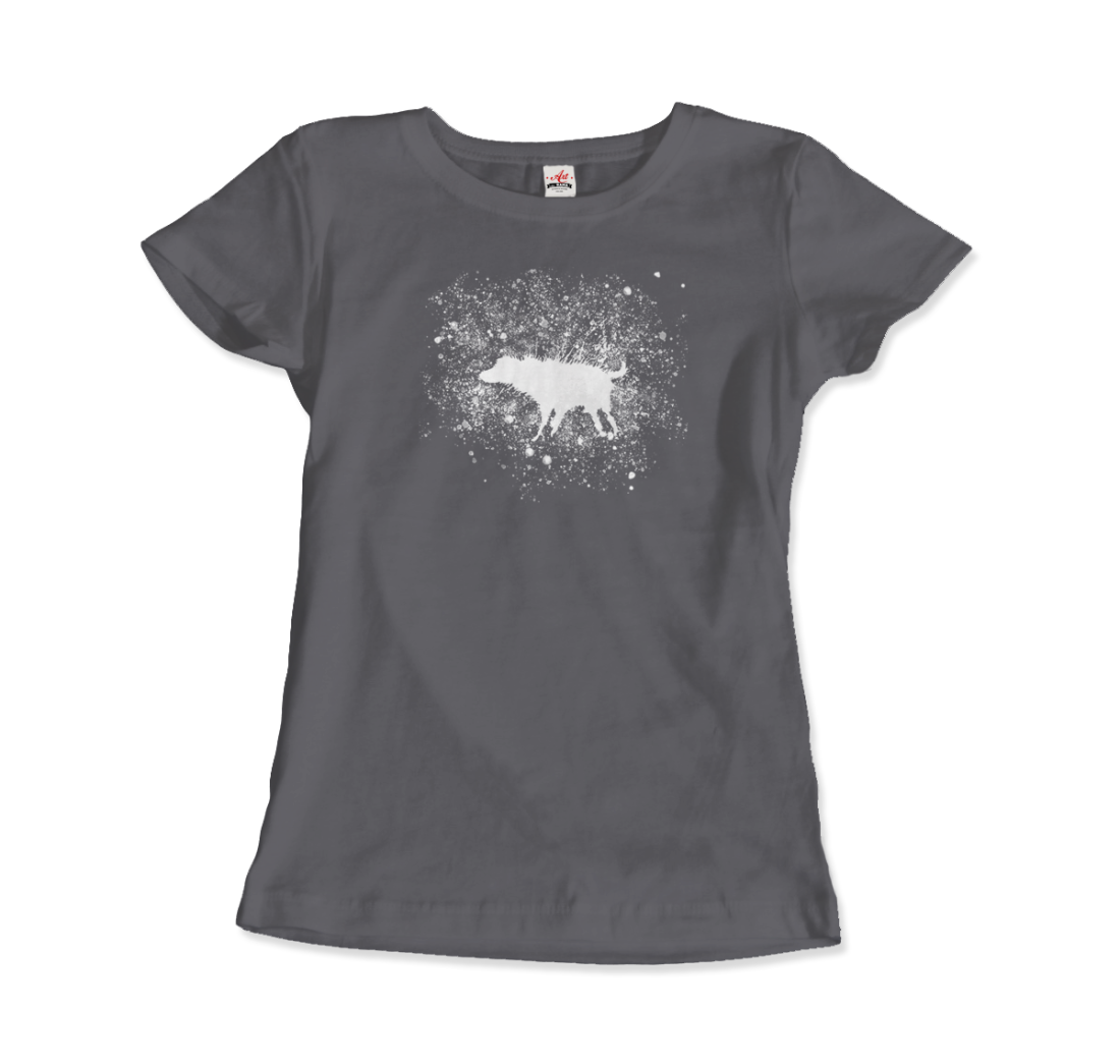 Banksy Wet Dog Splatter 2007 street art t-shirt