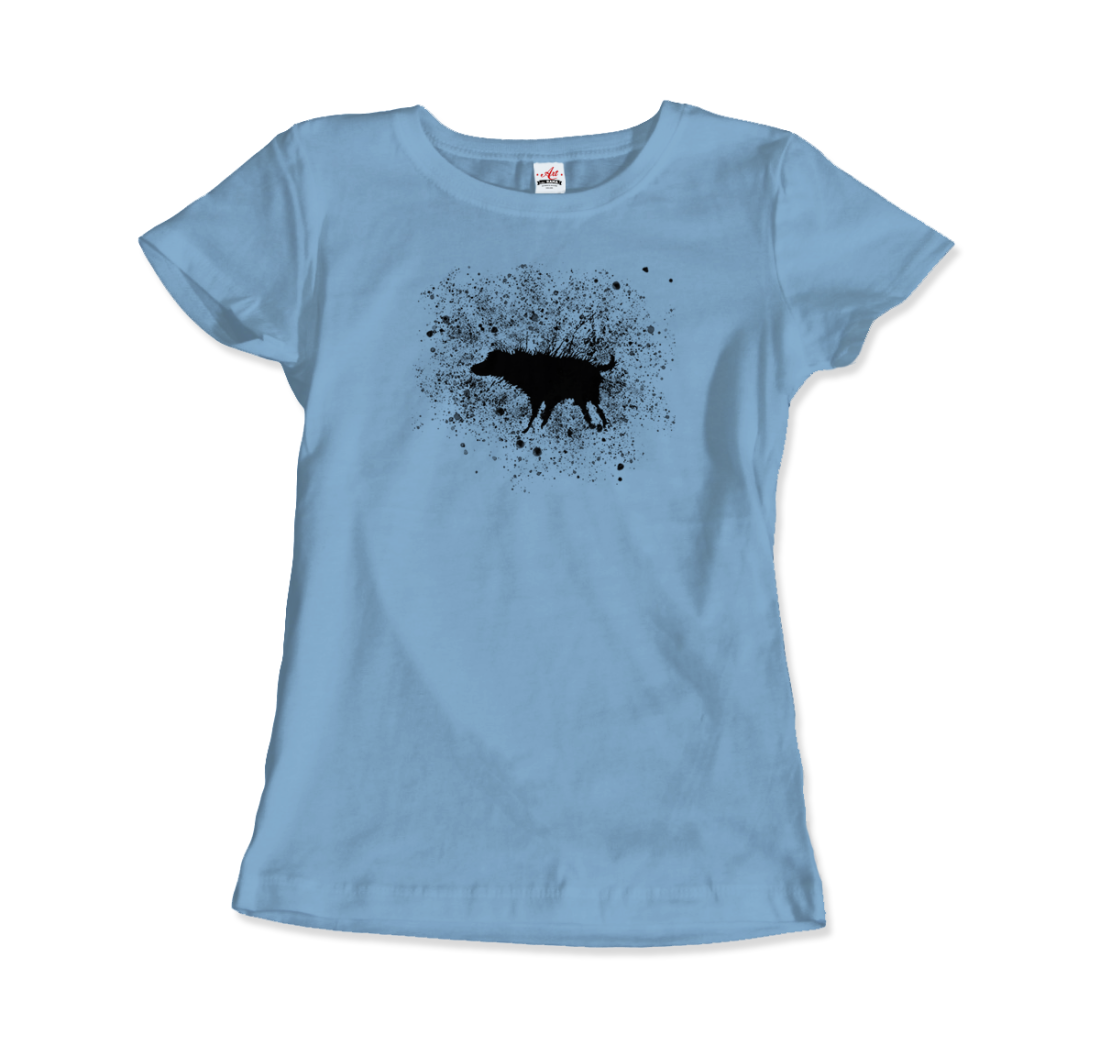 Banksy Wet Dog Splatter 2007 street art t-shirt