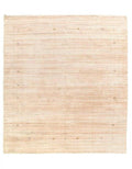 Canvello Beige color Hand knotted Modern Gabbeh Rug - 8'5" X 9'8"