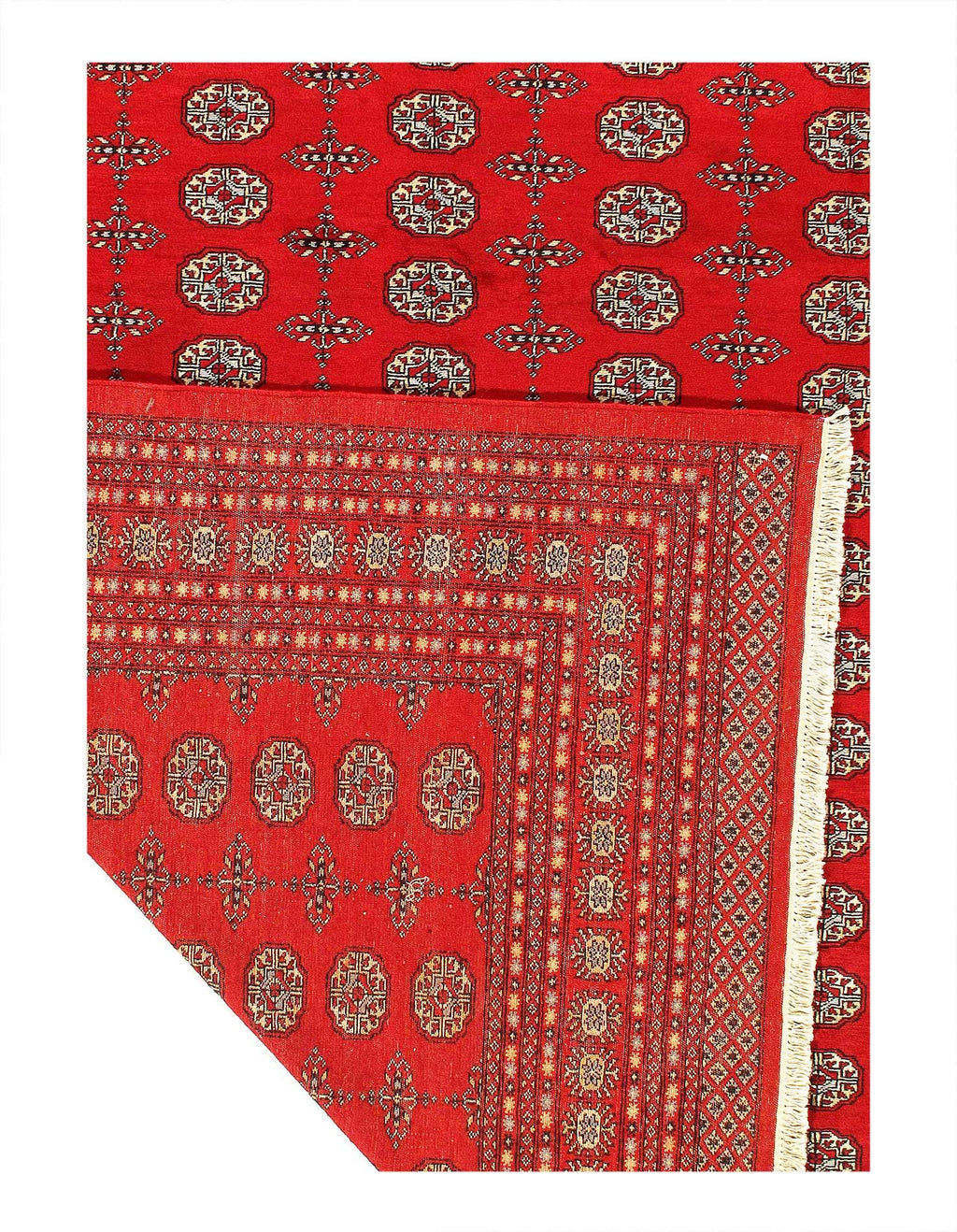 Canvello Fine Hand Knotted Bokhara Rug - 8'2'' X 10'