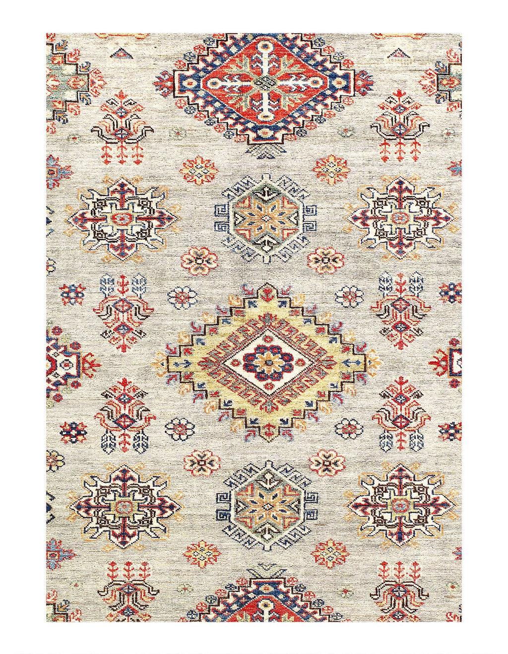 Canvello Fine Hand Knotted Kazak design Rug - 8'4'' X 9'8''