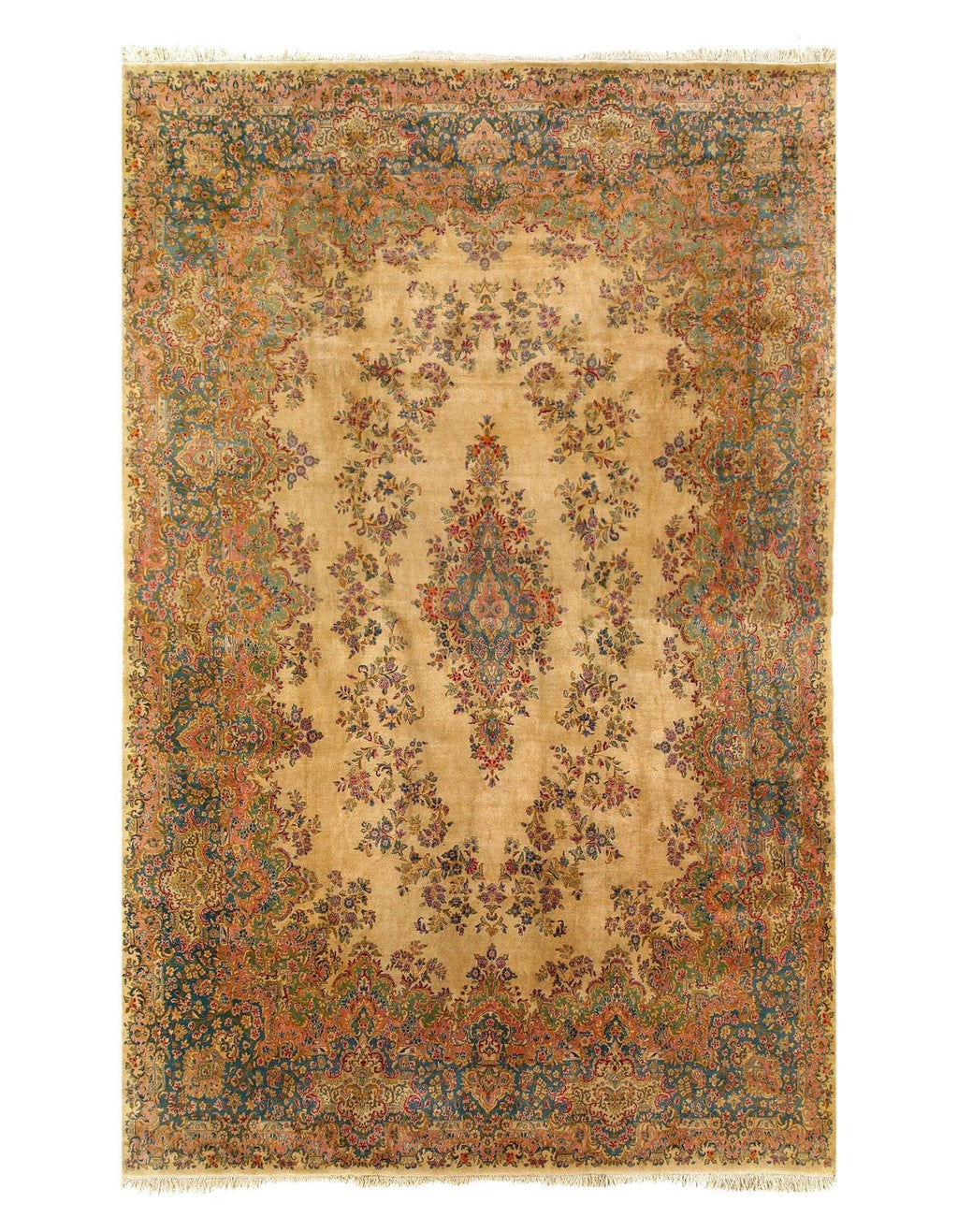 Canvello Hand-Knotted Kerman Well Woven Rugs - 11'8'' X 18'2''