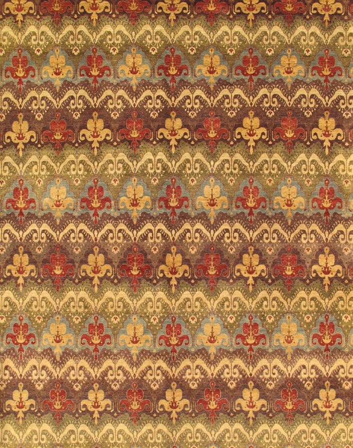 Canvello Modern Dark Brown Area Rugs - 7'10" X 9'11"