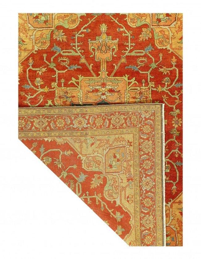 Canvello Rust Color Fine Hand Knotted Serapi Design 7'9'' X 10'6''