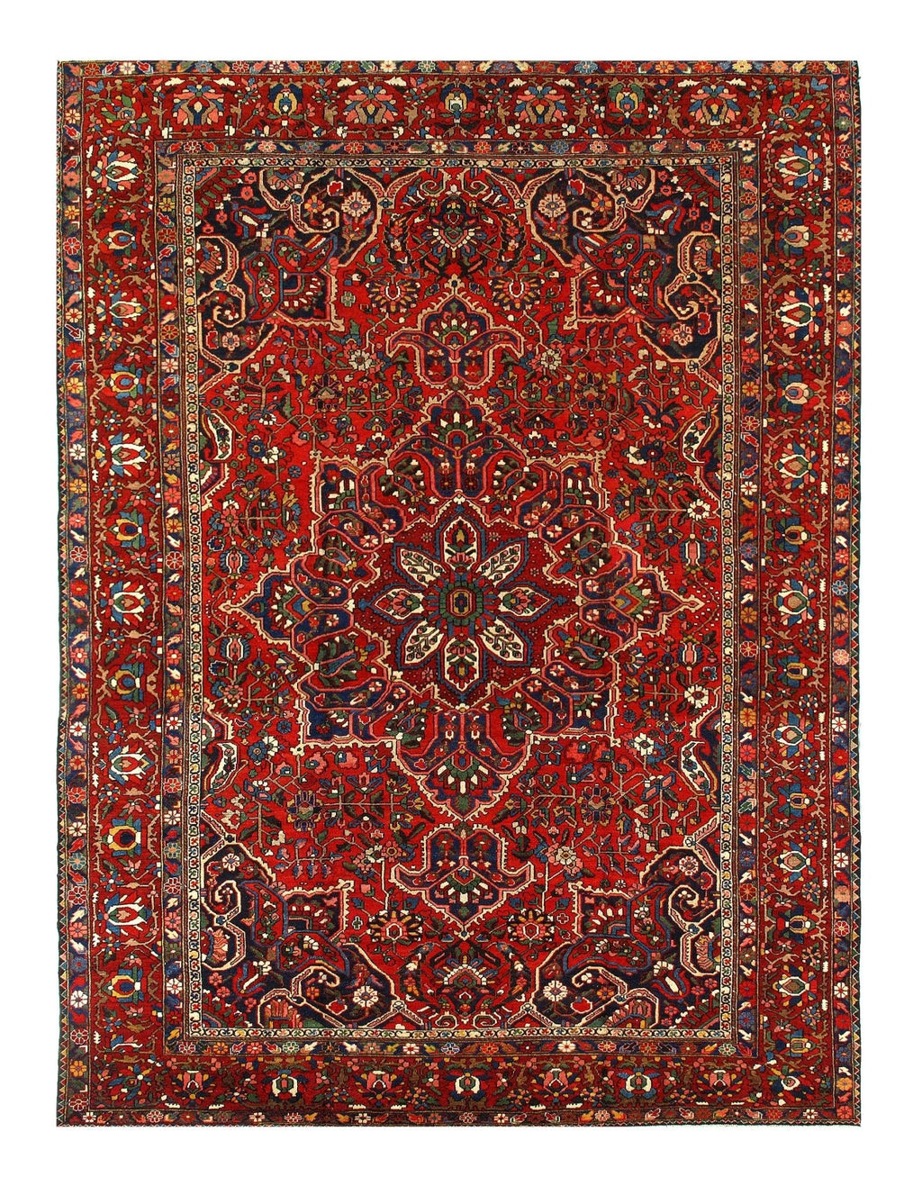Canvello Silkroad Bakhtiari Wool Hand Knotted Rugs - 11' X 14'1''