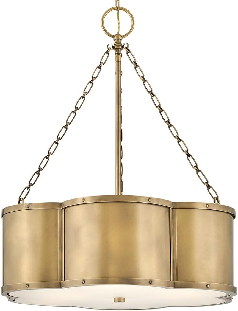 Heritage Brass Small Three Light Indoor Chandelier
