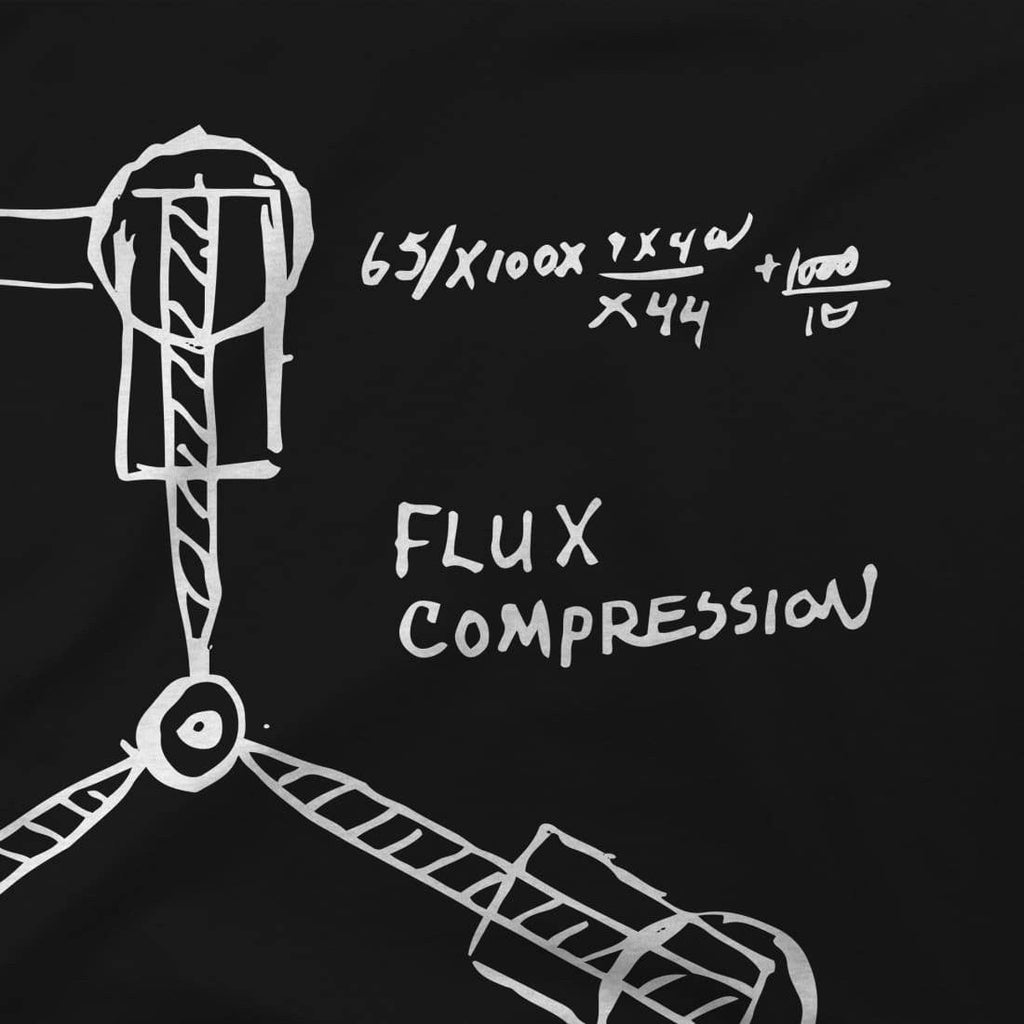 Flux Capacitor Sketch from Back to the Future t-shirt