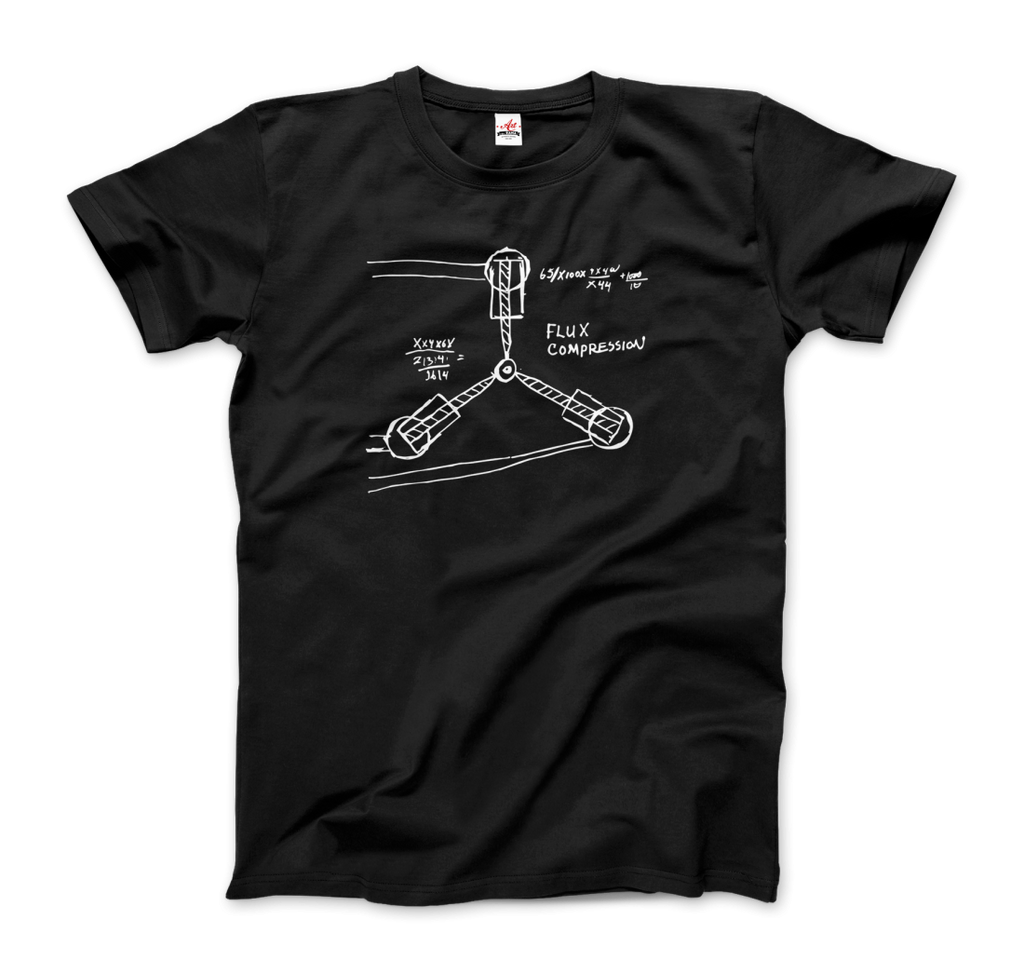 Flux Capacitor Sketch from Back to the Future t-shirt