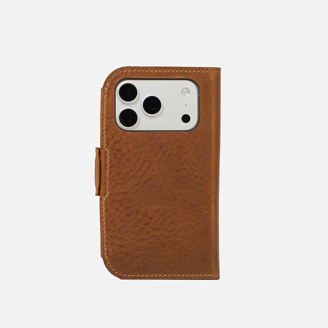Leather Folio Case Wallet for iPhone 17 Series with MagSafe - Classic 5.0