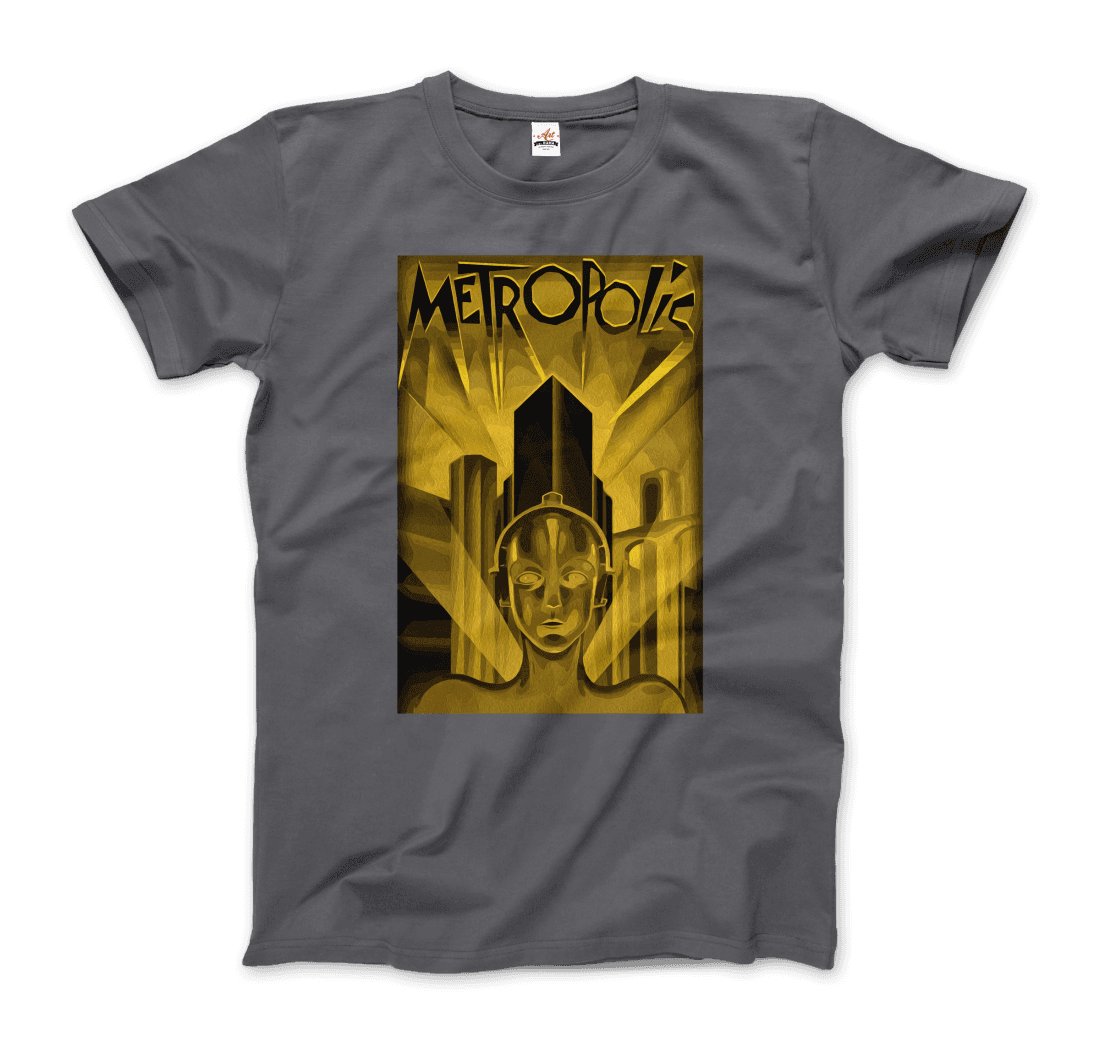 Metropolis 1927 movie Poster reproduction in Oil Paint t-shirt