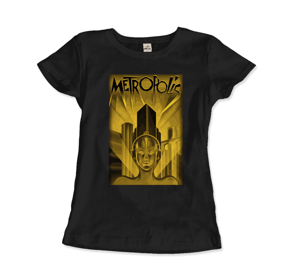 Metropolis 1927 movie Poster reproduction in Oil Paint t-shirt