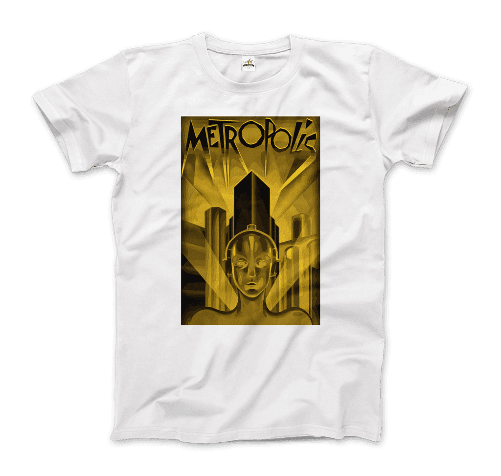 Metropolis 1927 movie Poster reproduction in Oil Paint t-shirt