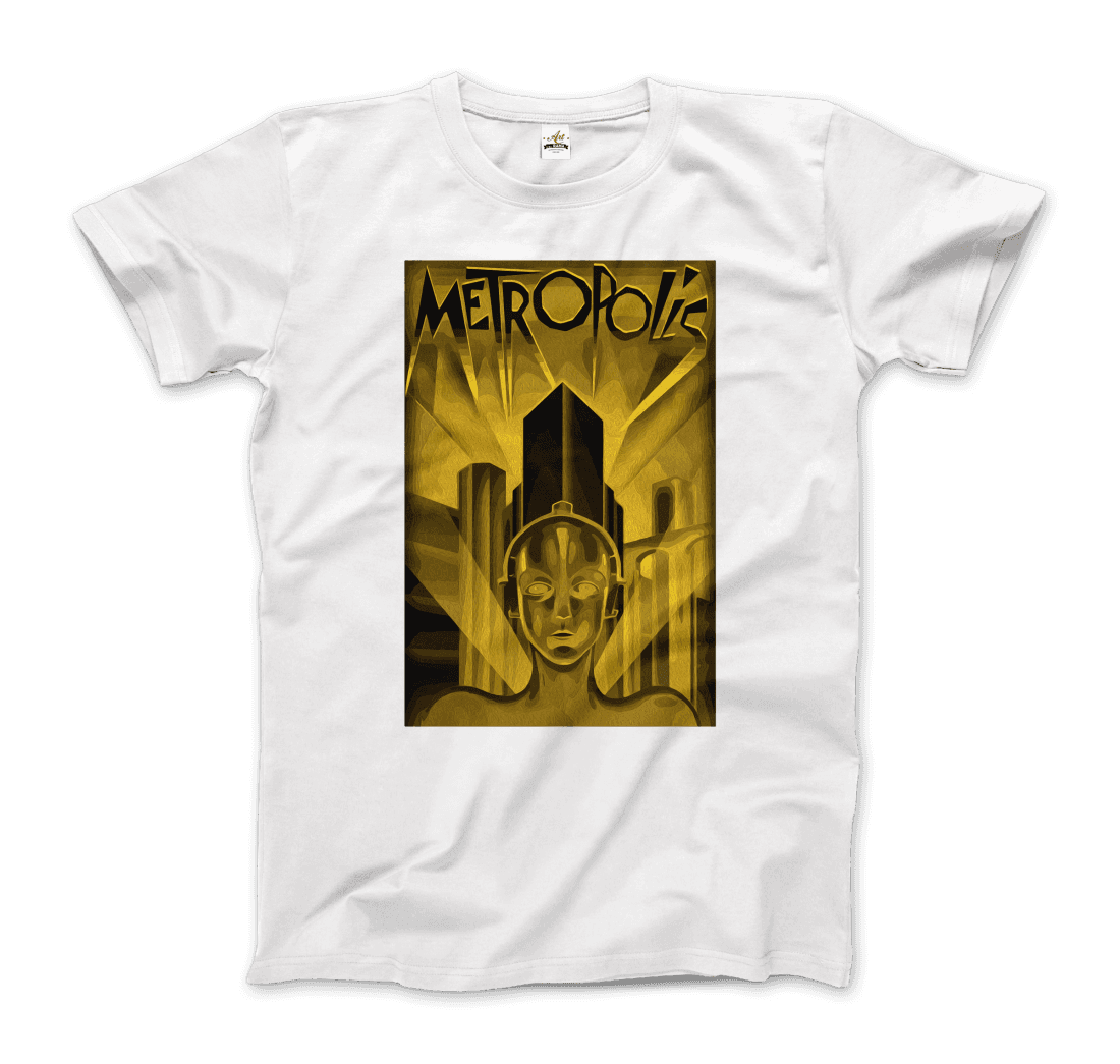 Metropolis 1927 movie Poster reproduction in Oil Paint t-shirt