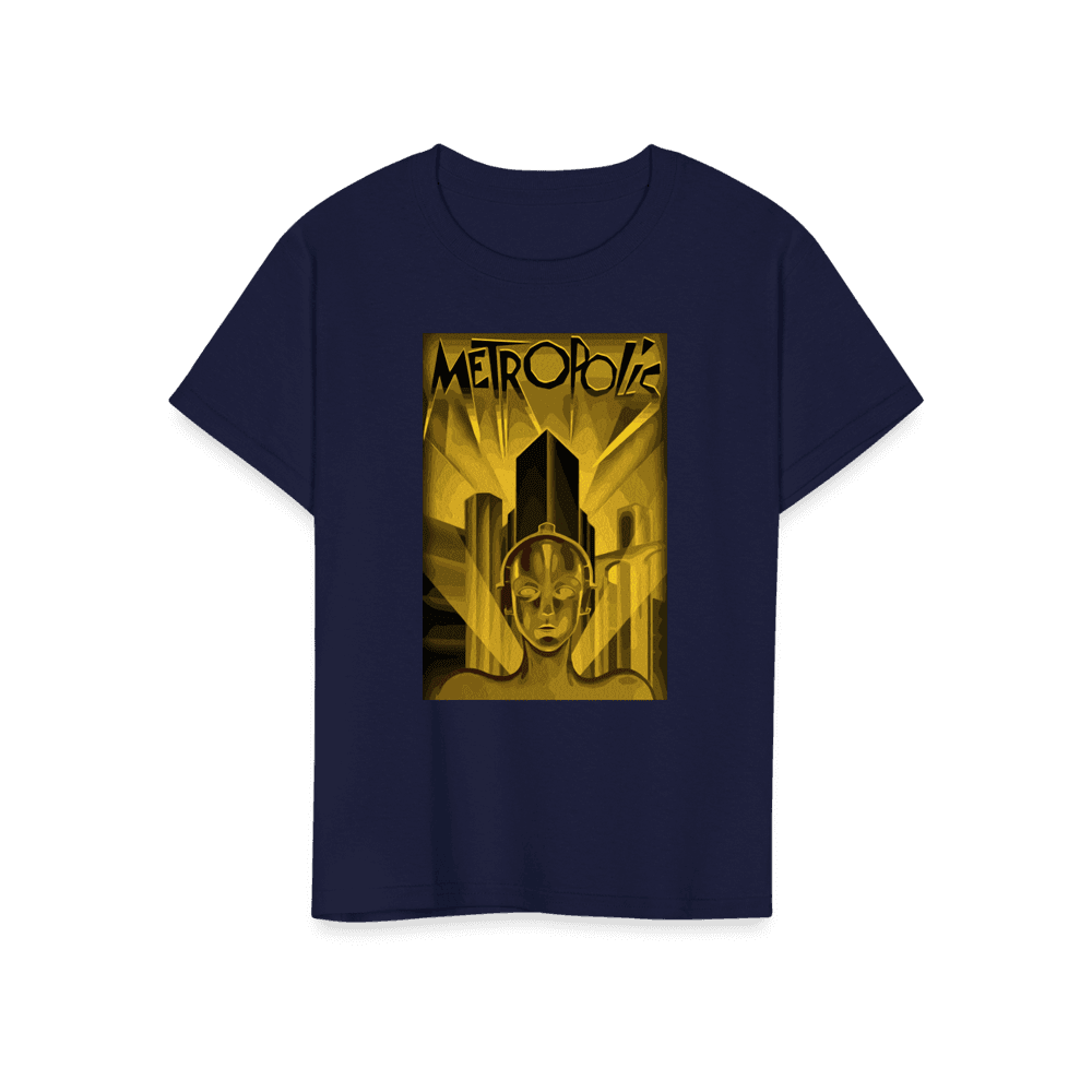 Metropolis 1927 movie Poster reproduction in Oil Paint t-shirt