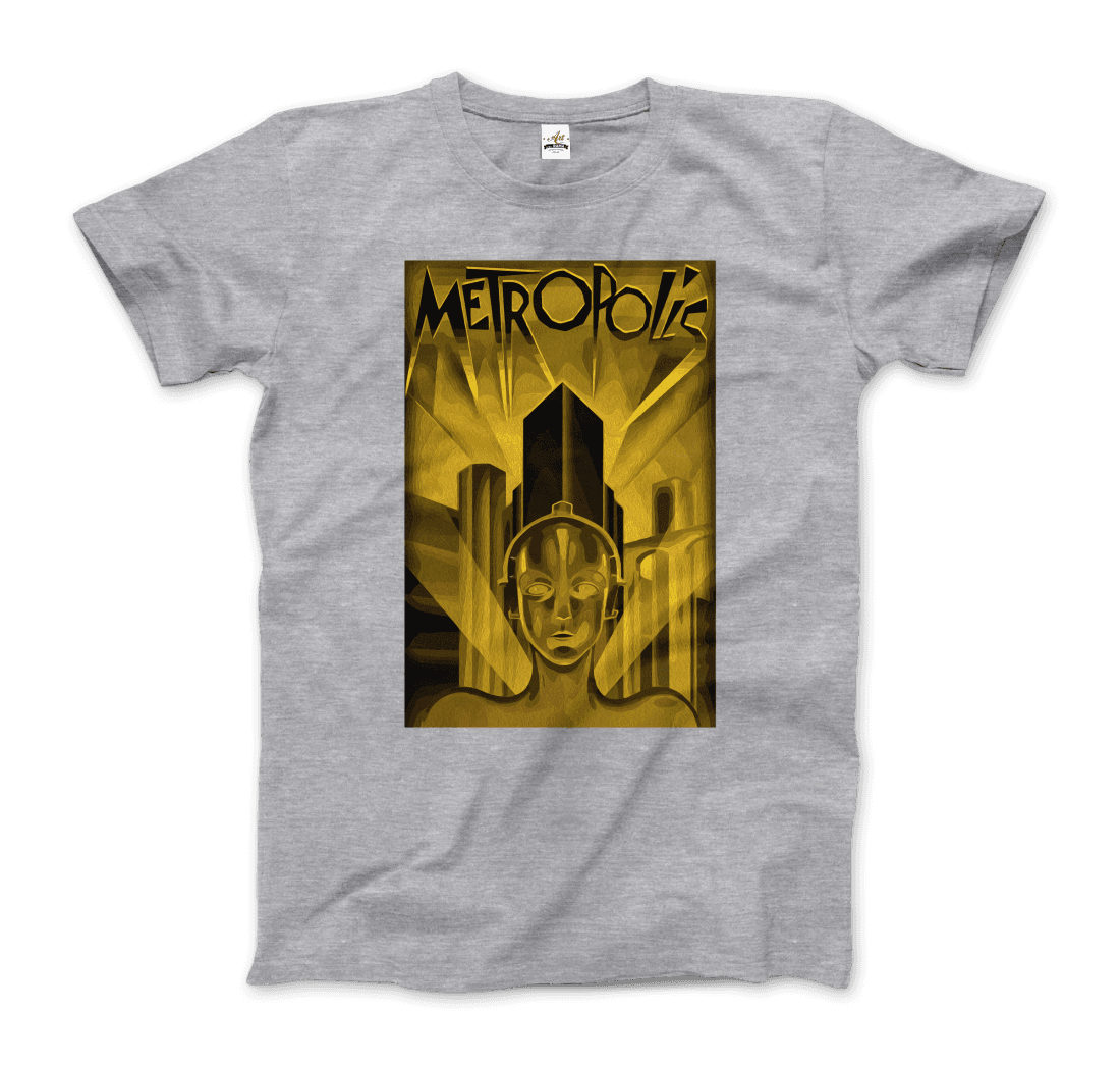 Metropolis 1927 movie Poster reproduction in Oil Paint t-shirt