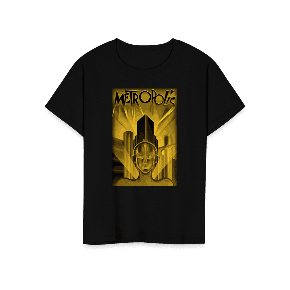 Metropolis 1927 movie Poster reproduction in Oil Paint t-shirt