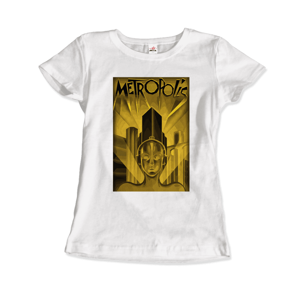 Metropolis 1927 movie Poster reproduction in Oil Paint t-shirt