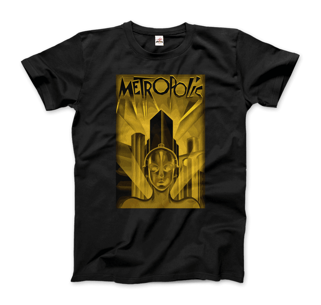 Metropolis 1927 movie Poster reproduction in Oil Paint t-shirt