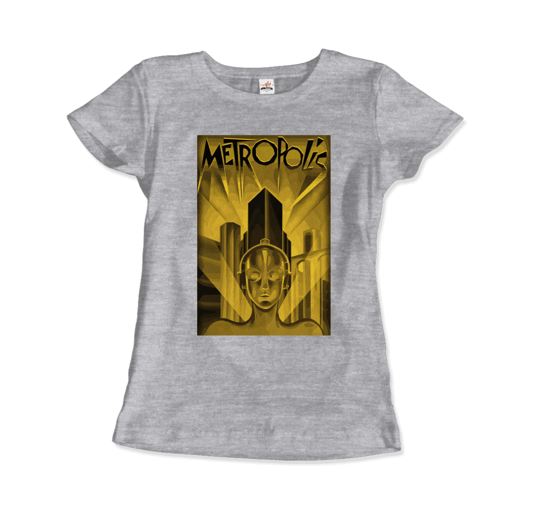 Metropolis 1927 movie Poster reproduction in Oil Paint t-shirt