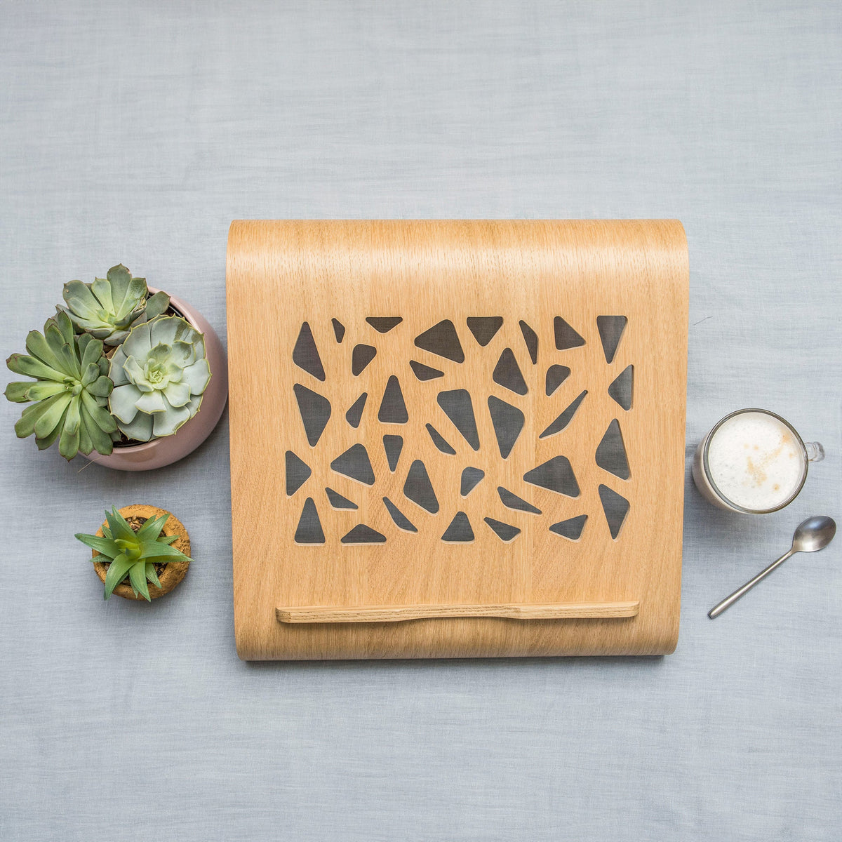 Wooden Laptop Stand with Ventilation